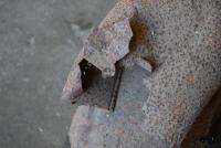 MUDGUARD.: A front mudguard, believed A.J.S., for a template or pattern [Location: Sydney] - 2