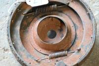 WEBB: A Webb front brake plate, possibly Norton, 7 inch [Location: Sydney] - 5