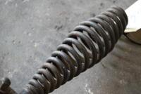 WEBB: Fork triple clamp and spring, possibly Webb [Location: Sydney] - 2