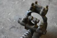 WEBB: Fork triple clamp and spring, possibly Webb [Location: Sydney] - 5