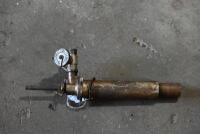 OIL PUMP: Hand oil pump for petrol tank, believed to be Enots, possibly BSA with a twin outlet [Location: Sydney]