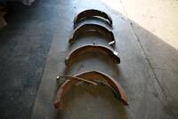 MUDGUARDS: A group of 4 mudguards, believed to be Douglas [Location: Sydney]