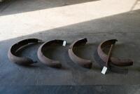 MUDGUARDS: A group of 4 mudguards, believed to be Douglas [Location: Sydney] - 2