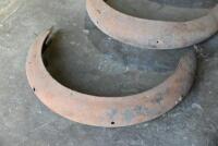 MUDGUARDS: A group of 4 mudguards, believed to be Douglas [Location: Sydney] - 6