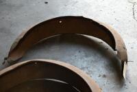 MUDGUARDS: A group of 4 mudguards, believed to be Douglas [Location: Sydney] - 11