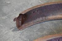 MUDGUARDS: A pair of vintage mudguards, unknown make or model, suitable for repair or template [Location: Sydney] - 2
