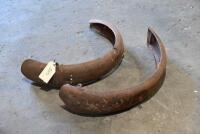 MUDGUARDS: A pair of vintage mudguards, unknown make or model, suitable for repair or template [Location: Sydney] - 5