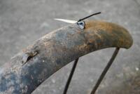 MUDGUARDS: A pair of mudguards, unknown make and model [Location: Sydney] - 2