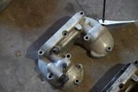 AJS: AJS/Matchless alloy cylinder head with matching barrel and 2 rocker boxes, possibly competition [Location: Sydney] - 9