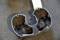 AJS: AJS/Matchless alloy cylinder head with matching barrel and 2 rocker boxes, possibly competition [Location: Sydney] - 12