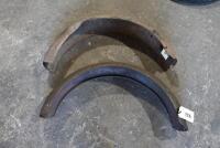 MUDGUARDS. A pair of mudguards, unknown make and model [Location: Sydney]