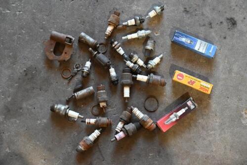 SPARK PLUGS: A group of various spark plugs [Location: Sydney]