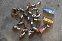 SPARK PLUGS: A group of various spark plugs [Location: Sydney]