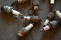 SPARK PLUGS: A group of various spark plugs [Location: Sydney] - 3