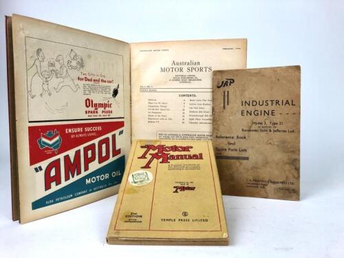 AUSTRALIAN MOTOR SPORTS/GENERAL MOTORING: A small group of magazines/booklets detailing Australian motor sport and general motoring