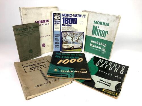 MORRIS: A collection of Morris items. Service, workshop manuals