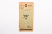 AUSTRALIAN GRAND PRIX: A very rare program from the Auto Cycle Union of NSW Australian Grand Prix event&nbsp;at Bathurst 1935, 45 pages [Location: Cheltenham, VIC]