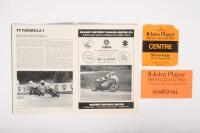 BRITISH GRAND PRIX: A official programme&nbsp;for the 1978 John Player British Grand Prix Silverstone 5th-6th August. Programme signed by Greg Hansford in blue pen [Location: Cheltenham, VIC] - 2