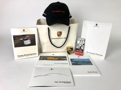 PORSCHE: Seven Porsche items. Porsche badge