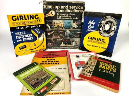 REPAIR/SERVICE BOOKS: A group of repair and service books