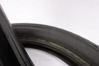 TYRES: A pair of AVON Grand Prix classic racing tyres (used). 1960s matched pair for 19-inch rims [Location: Cheltenham, VIC] - 2