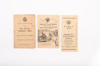 RACING PROGRAMS: A collection of three rare official programs from motor cycle racing events [Location Cheltenham, VIC]