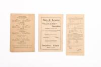 RACING PROGRAMS: A collection of three rare official programs from motor cycle racing events [Location Cheltenham, VIC] - 2