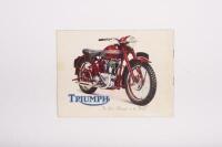 TRIUMPH: A promotional booklet published by Triumph Motorcycles featuring their 1951 model range [Location Cheltenham, VIC] - 3