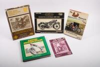 GENERAL MOTORCYCLING: A collection of books relating to general motorcycling, includes two books related to Scott [Location Cheltenham, VIC]