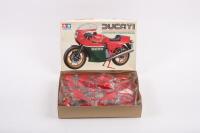 TAMIYA: An unassembled Tamiya Ducatti&nbsp;900 Mike Hailwood Replica, scale 1:12 [Location Cheltenham, VIC]