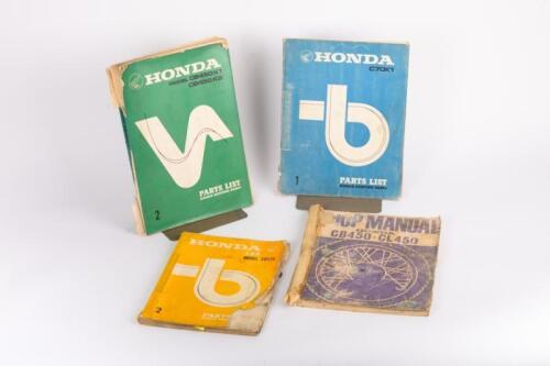 HONDA: A collection of Honda parts catalogues & shop manuals [Location Cheltenham, VIC]