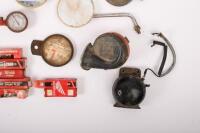 MOTORCYCLE PARTS: A small box containing various motorcycle parts [Location Cheltenham, VIC] - 2
