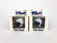 HOLDEN: Four Classic Carlectables scale models. Racing cars and helmets (Note updated images) - 3