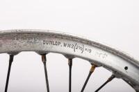 AJS 7R: An AJS 7R 1954 Rear Wheel Assembly with custom axle fitted [Location Cheltenham, VIC] - 6