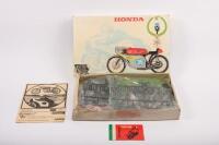 HONDA: A 1:9 scale, Protar Moto Honda 350cc model kit, most parts sealed, not sure if complete [Location: Cheltenham, VIC]