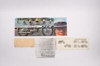 SUZUKI: A Suzuki Super Sport 250 & T20 owners manual with wallet, some damage to cover,&nbsp;circa 1969, also includes a sales brochure for same model [Location Cheltenham, VIC] - 2
