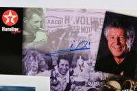 ANDRETTI: Four items related to Mario Andretti. Mario Andretti signed 'DRIVER OF THE CENTURY' profile cards - 3