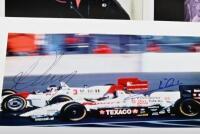 ANDRETTI: Four items related to Mario Andretti. Mario Andretti signed 'DRIVER OF THE CENTURY' profile cards - 4