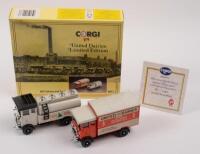 CORGI: A Corgi United Dairies Limited Edition model set including&nbsp;No. D67/1 AEC Cabover and Tanker, within&nbsp;original box