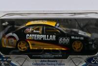 JOHN BOWE: A limited edition 1:18 scale Classic Carlectables Ford Falcon as raced by Bowe in 2000 Caterpillar Racing Falcon, roof signed by Bowe, with COA signed by Bowe numbered 2433/6000, in fitted box - 2