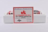 TORANA: A limited edition 1:18 scale Autoart Holden LC Torana GTR XU-1 as raced by Brock in the 1971 Hardie-Ferodo 500, with COA numbered 4105/7200, in fitted box - 6