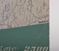 AURELIA GT 2500: A rare 1953 Lanica Aurelia Gran Turismo 2500 sales brochure, 2 page fold out, English text - 3