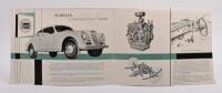 AURELIA GT 2500: A rare 1953 Lanica Aurelia Gran Turismo 2500 sales brochure, 2 page fold out, English text - 4