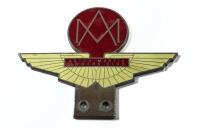 ASTON MARTIN OWNERS CLUB BADGE: Rare older paint scheme design with dark cream wings