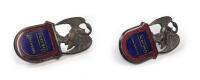ASTON MARTIN/ LAGONDA: Two Tickford side coachwork badges