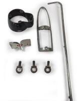 DB4: An Instrument column boss. A tail light frame. Interior waist strip end covers. Three safety belt bolts. A left hand lower door finisher trip