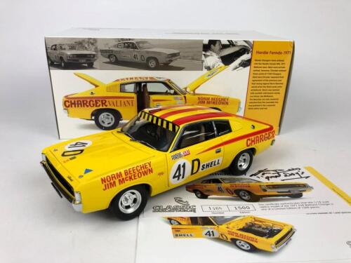 CHARGER: A 1:18 scale Norm Beechey/Jim McKeown E38 R/T Charger by Classic Carlectables. L.E 1468/1500. Model and CoA signed by Norm Beechey