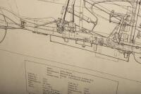 ASTON MARTIN GRAND PRIX: AN1975 technical drawing of a Aston Martin Racing Car 1922 French Grand Prix by Fred Ellis - 2
