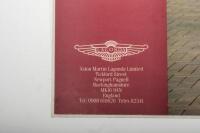 ASTON MARTIN: Four laminated 1980 Aston Martin Lagonda Limited posters. LAGONDA, V8 SALOON, VANTAGE, VOLANTE posters - 4