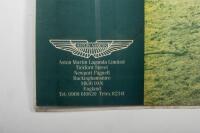 ASTON MARTIN: Four laminated 1980 Aston Martin Lagonda Limited posters. LAGONDA, V8 SALOON, VANTAGE, VOLANTE posters - 8